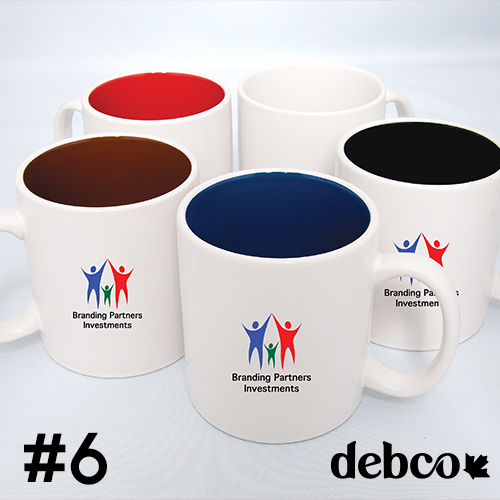 450 Ml. (15 Fl. Oz.) 'C' Handle Two-Tone Mug