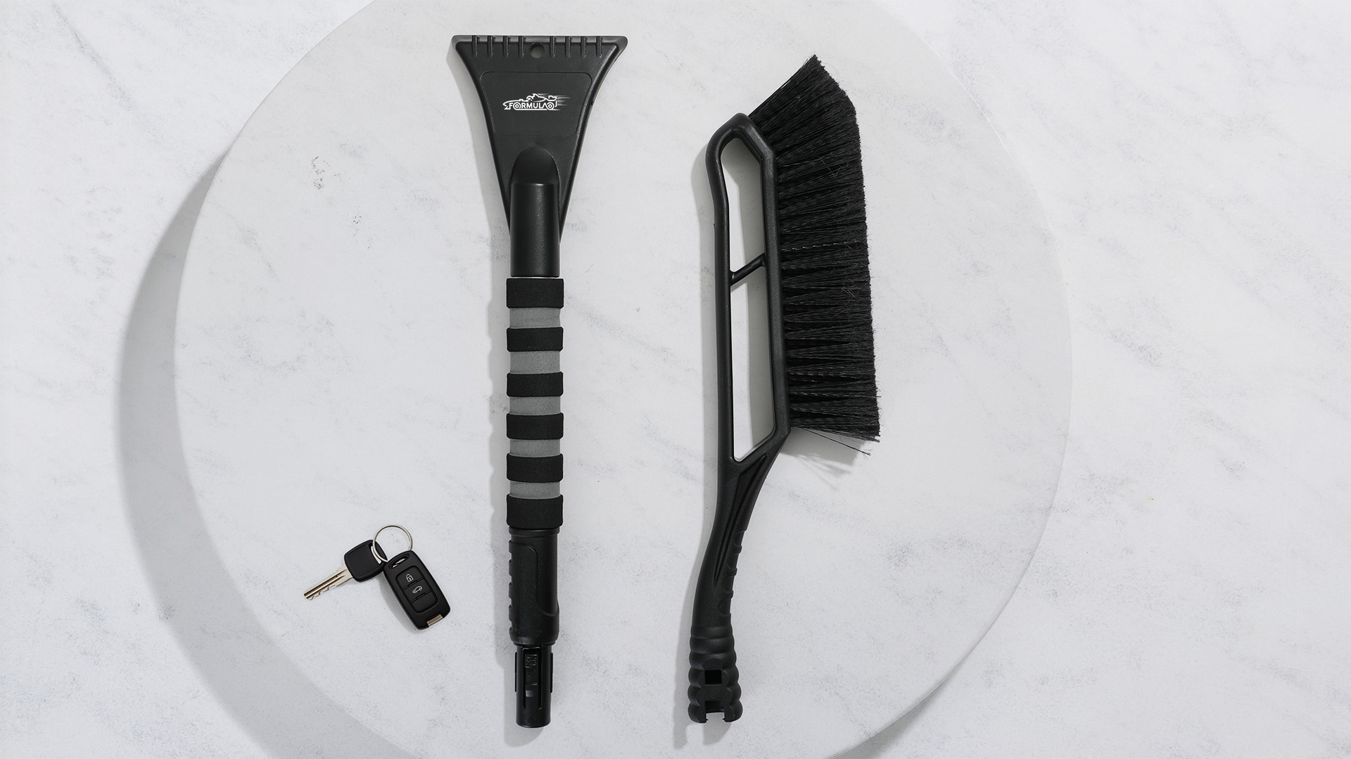 Blizzard Wizard Detachable, Extendable Snow Brush/Scraper - HPG Brands