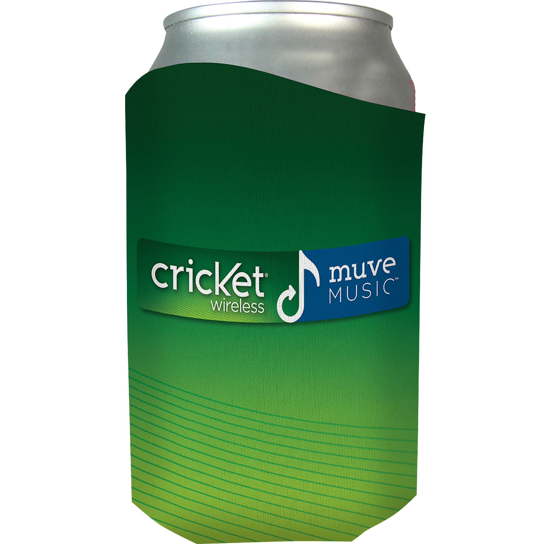 American Made Full Color Curve Can Cooler