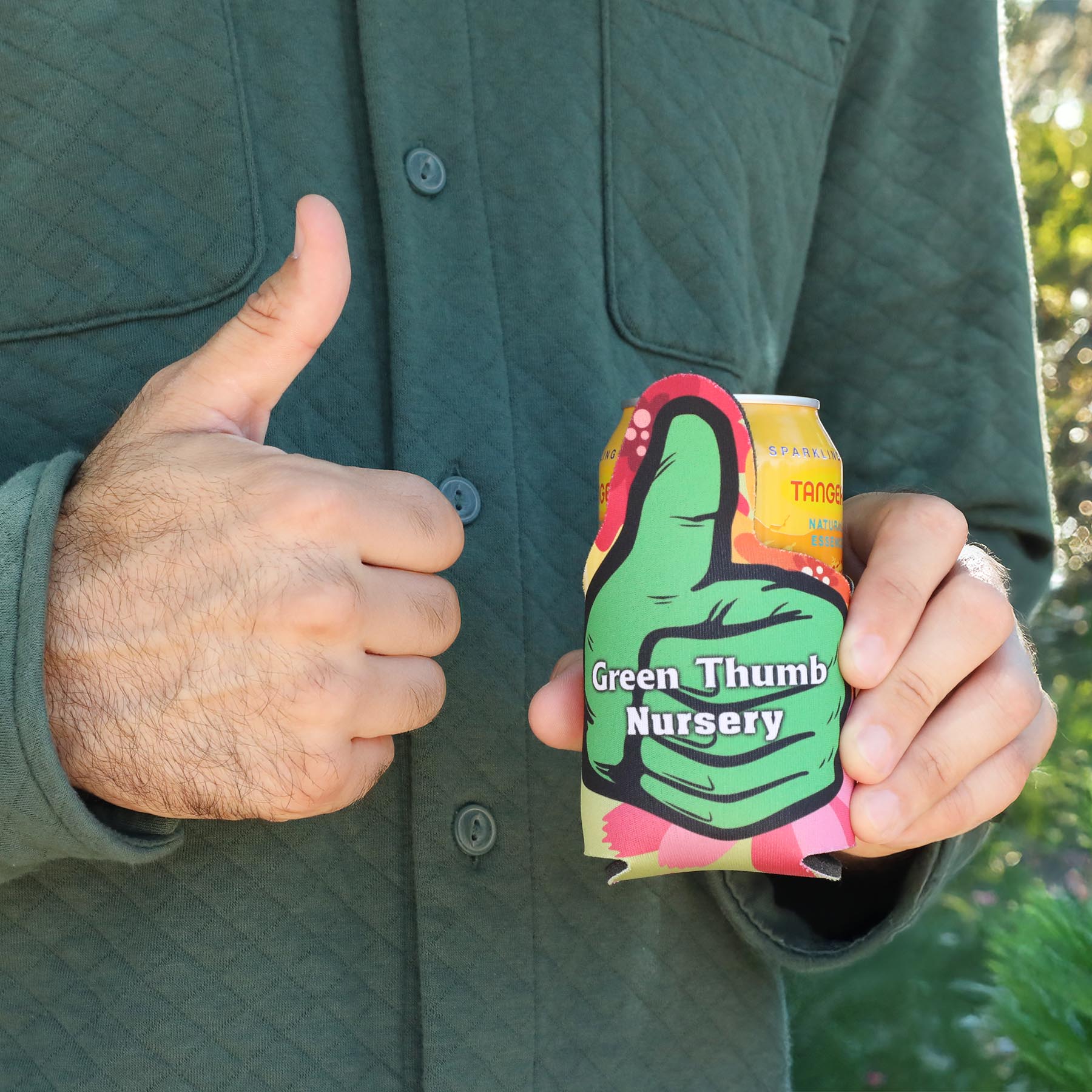 American Made Thumbs Up Can Cooler​