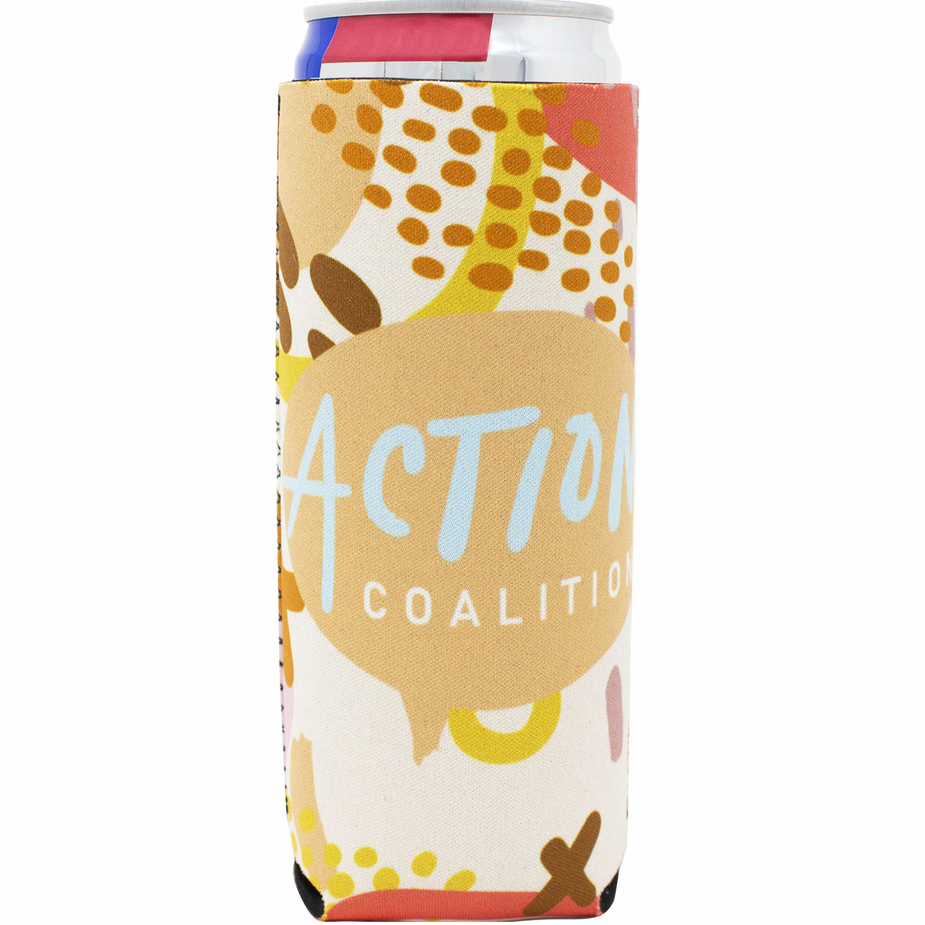 Full Color 12 oz Slim  Neoprene Can Cooler