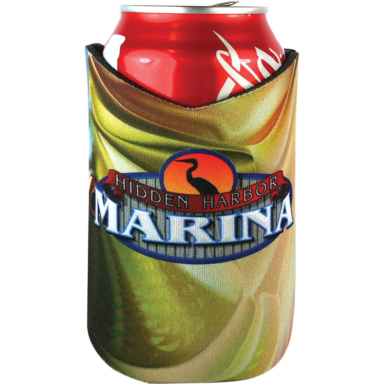 American Made Full Color Bass Can Cooler