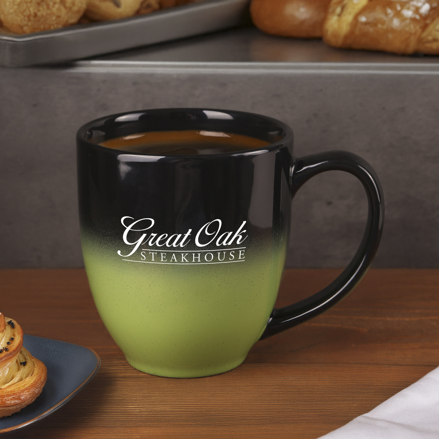 16 Oz. Bistro Ombre Ceramic Mug