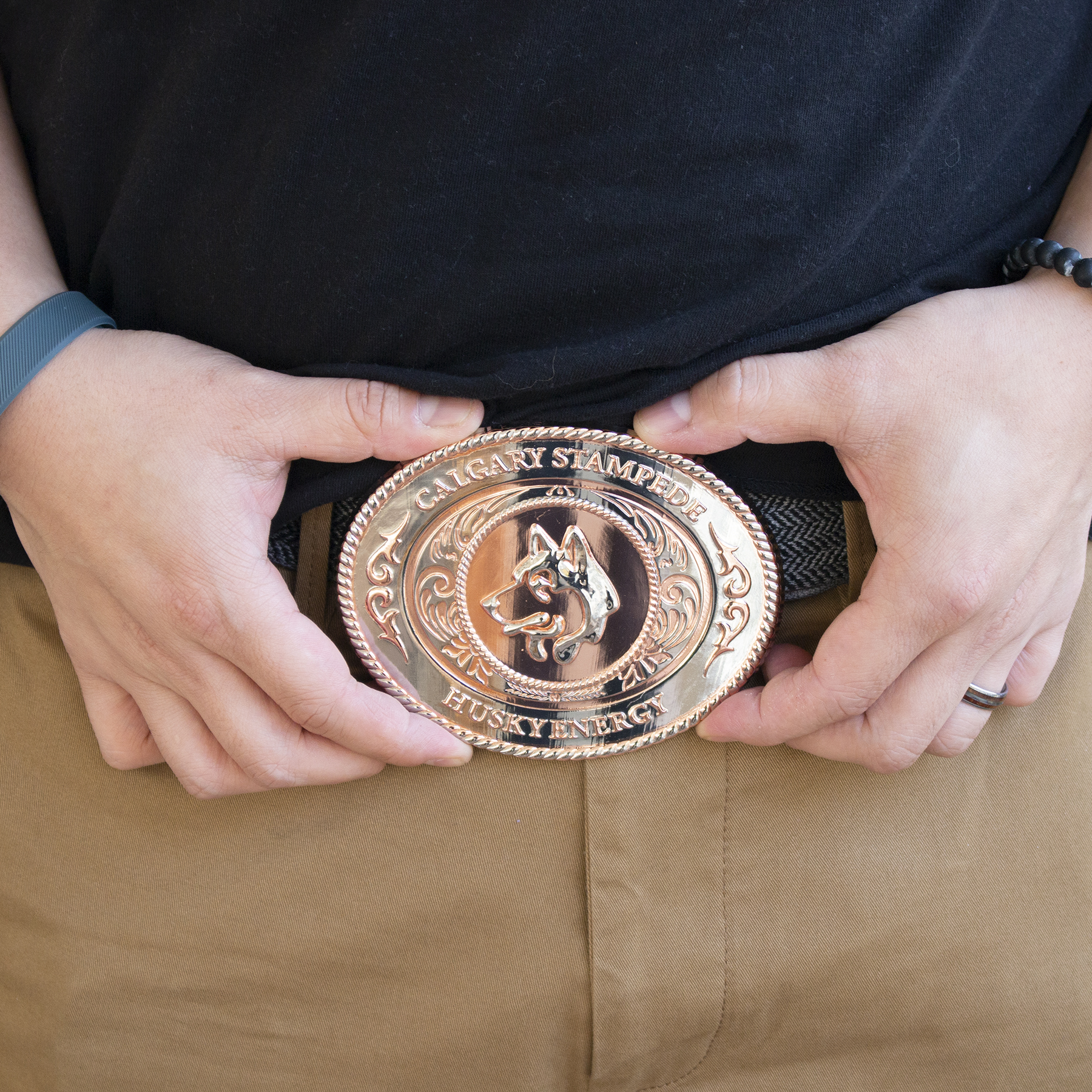 Belt Buckles: 4" W X 3" H