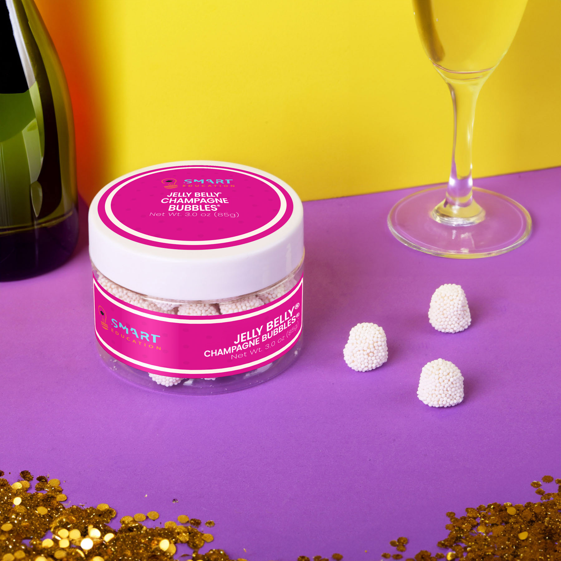Jelly Belly® Champagne Bubbles®: Small Jar