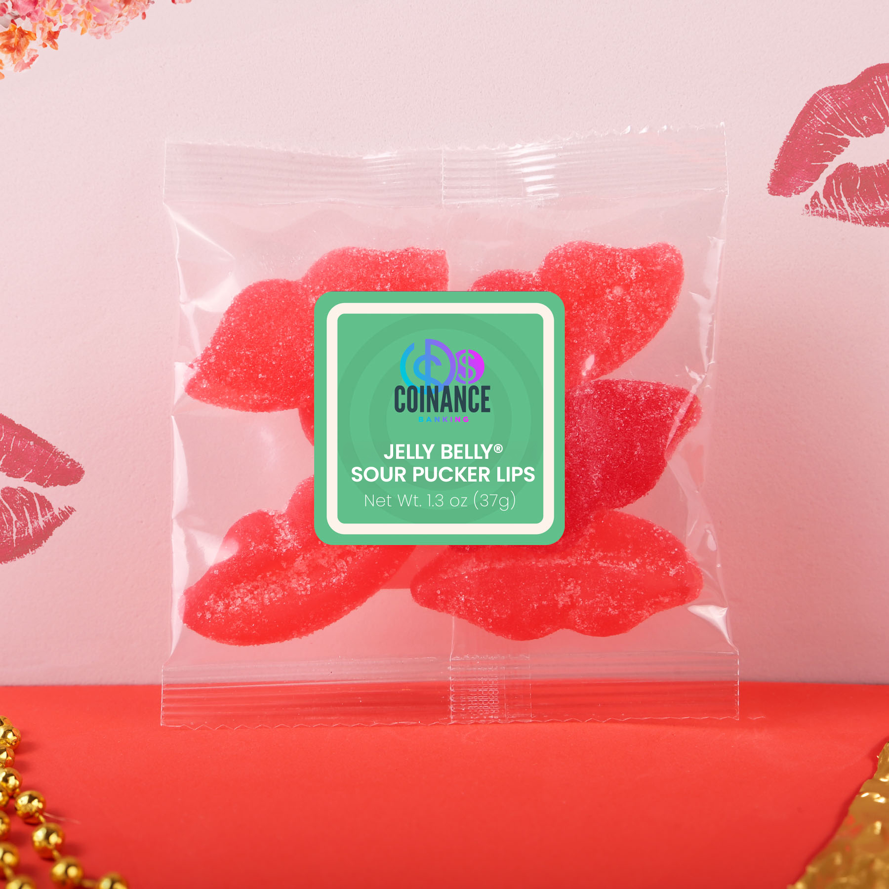 Jelly Belly® Sour Pucker Lips: Taster Packet