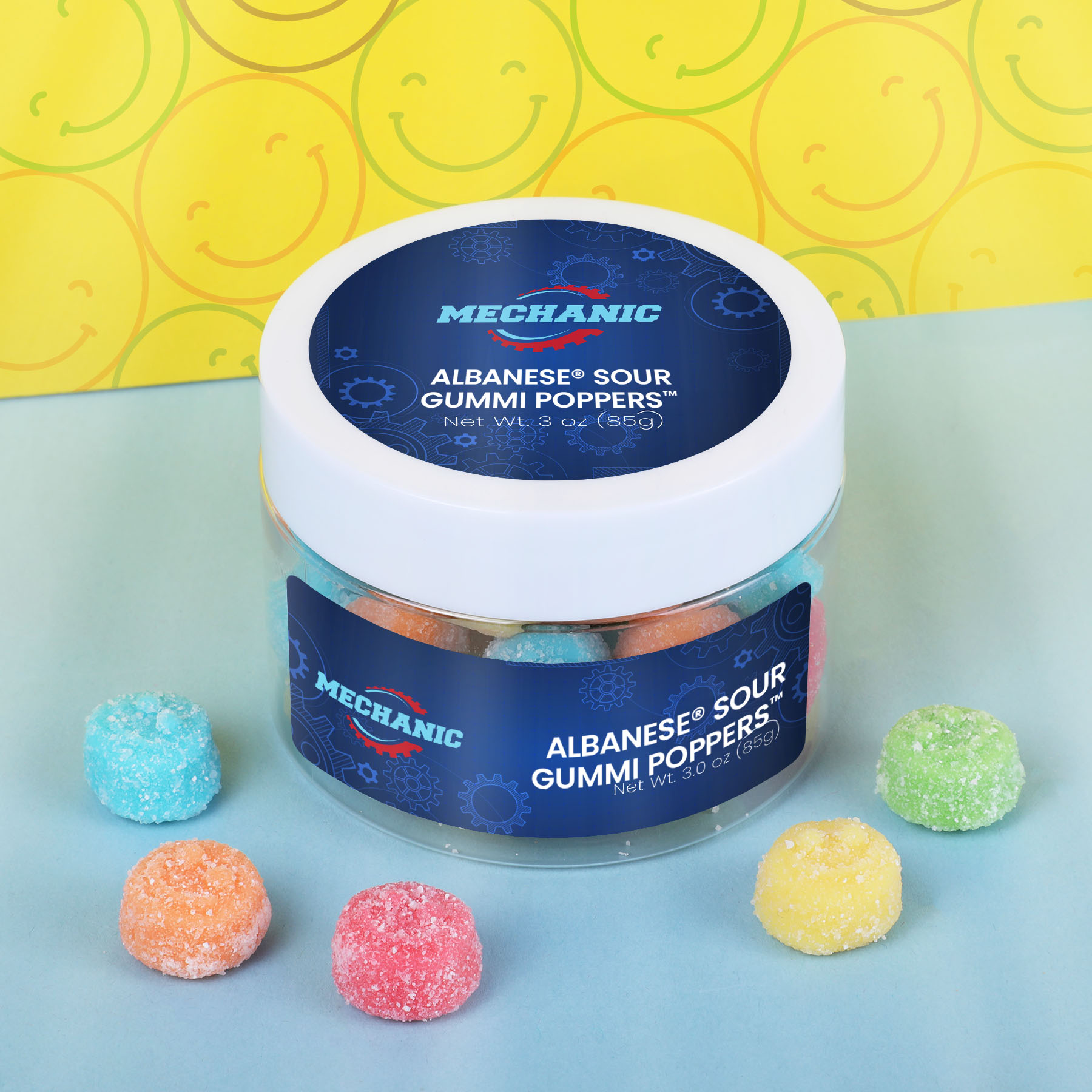 Albanese® Sour Gummi Poppers™: Small Jar