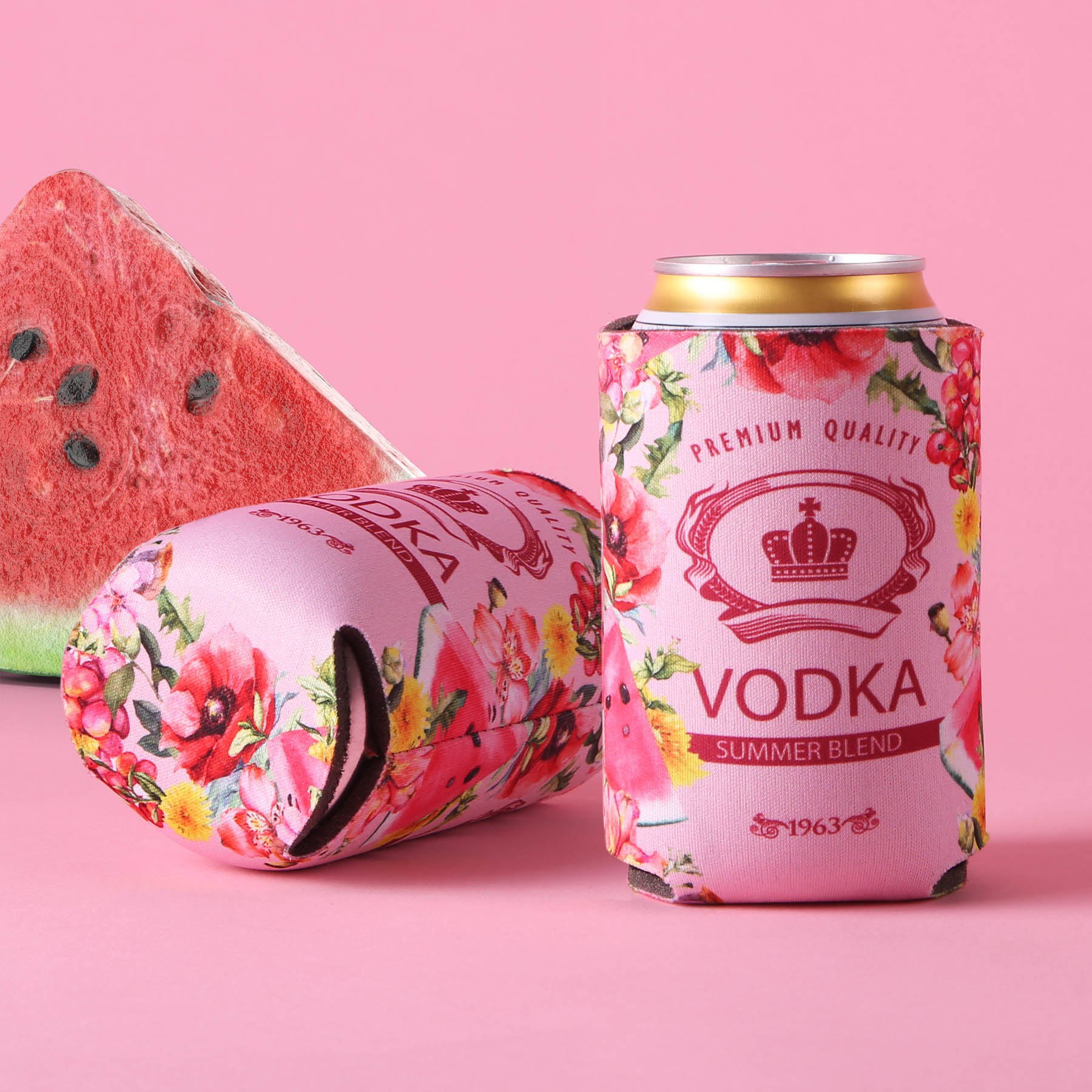 Full Color Cool-Apsible Can Cooler