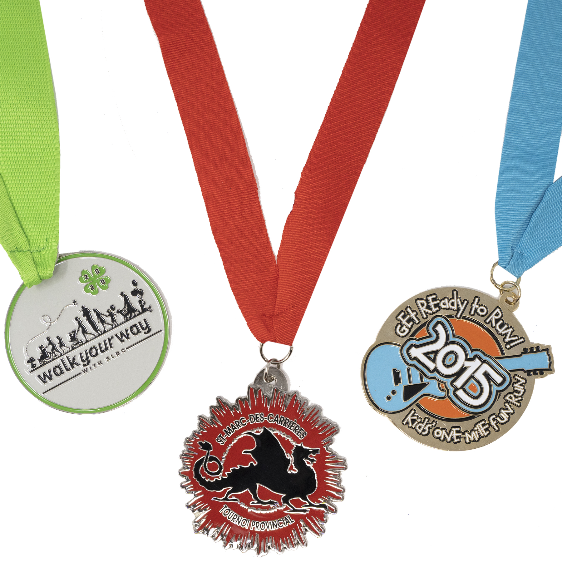 Diestruck Soft Enamel Medals: 2 1/2" Dia
