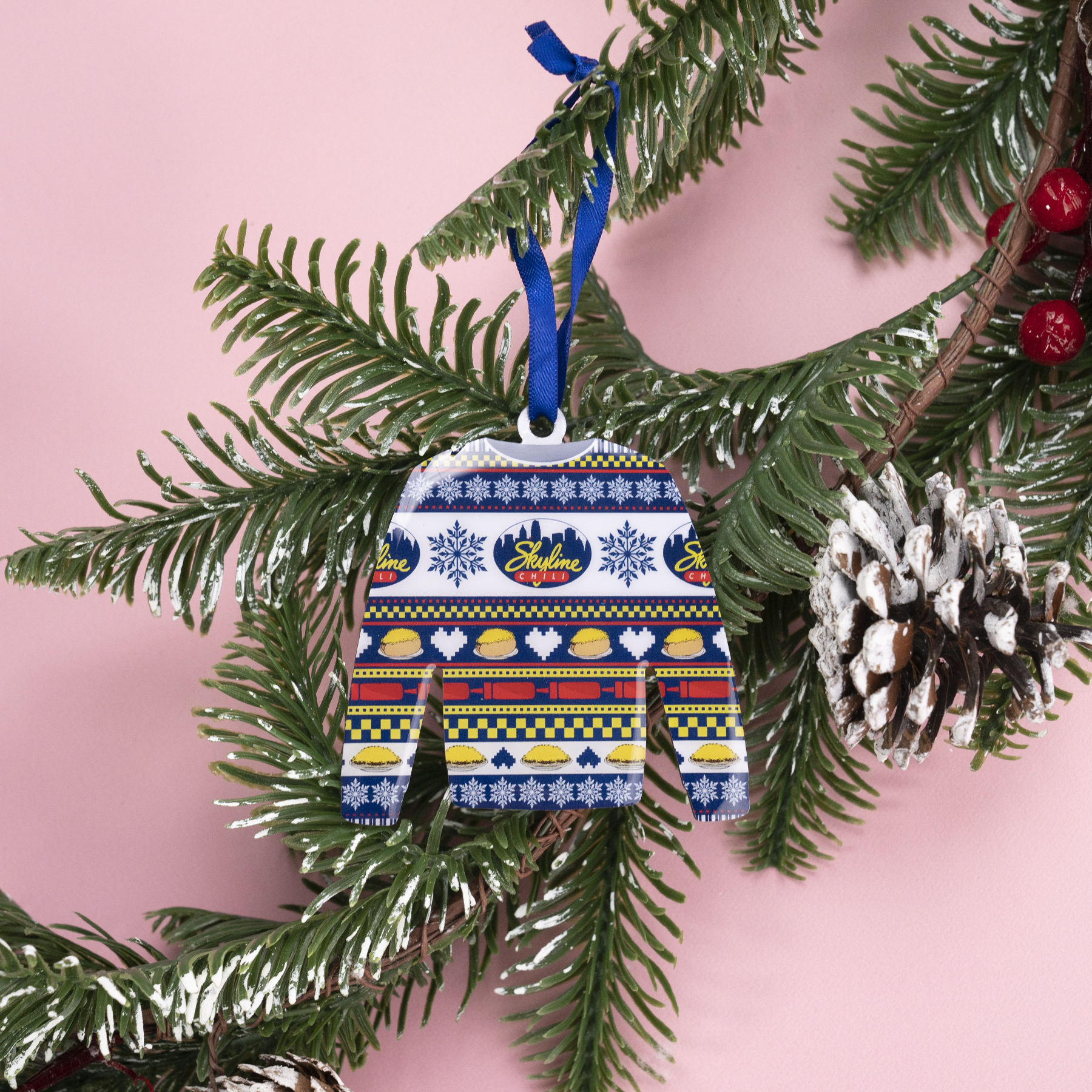 Offset Print Custom Ornament On Stainless Steel With Epoxy Dome: 1 Sided 3"