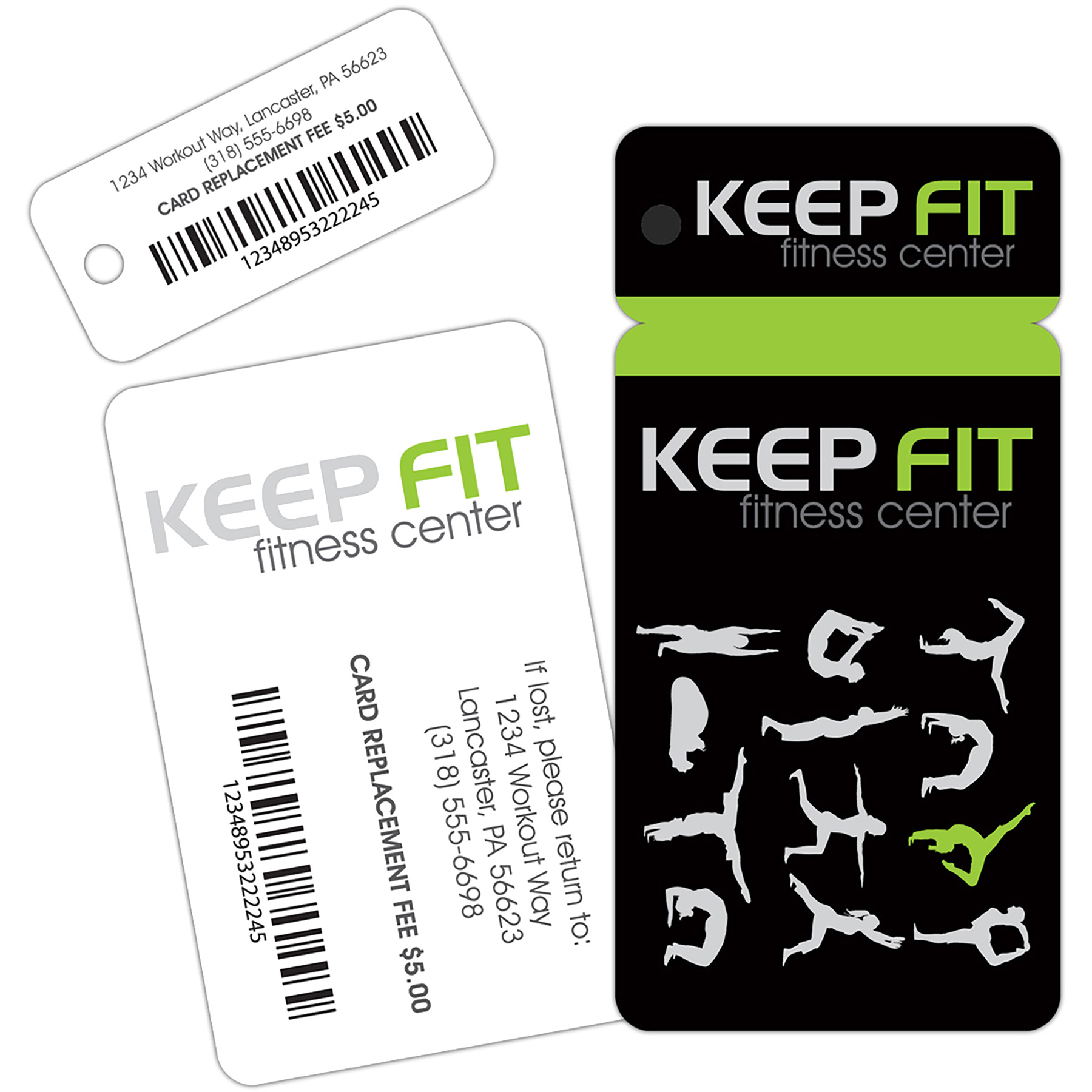 Prism Card & Key Tag Set