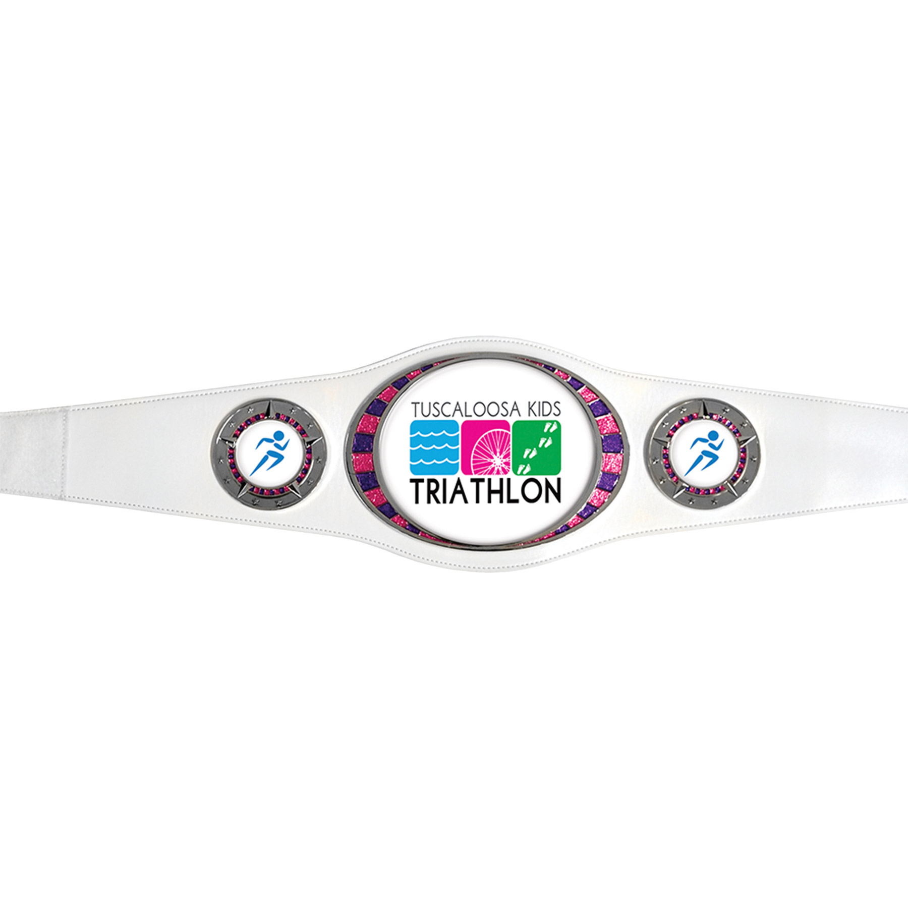 Small Custom Championship Belts: White