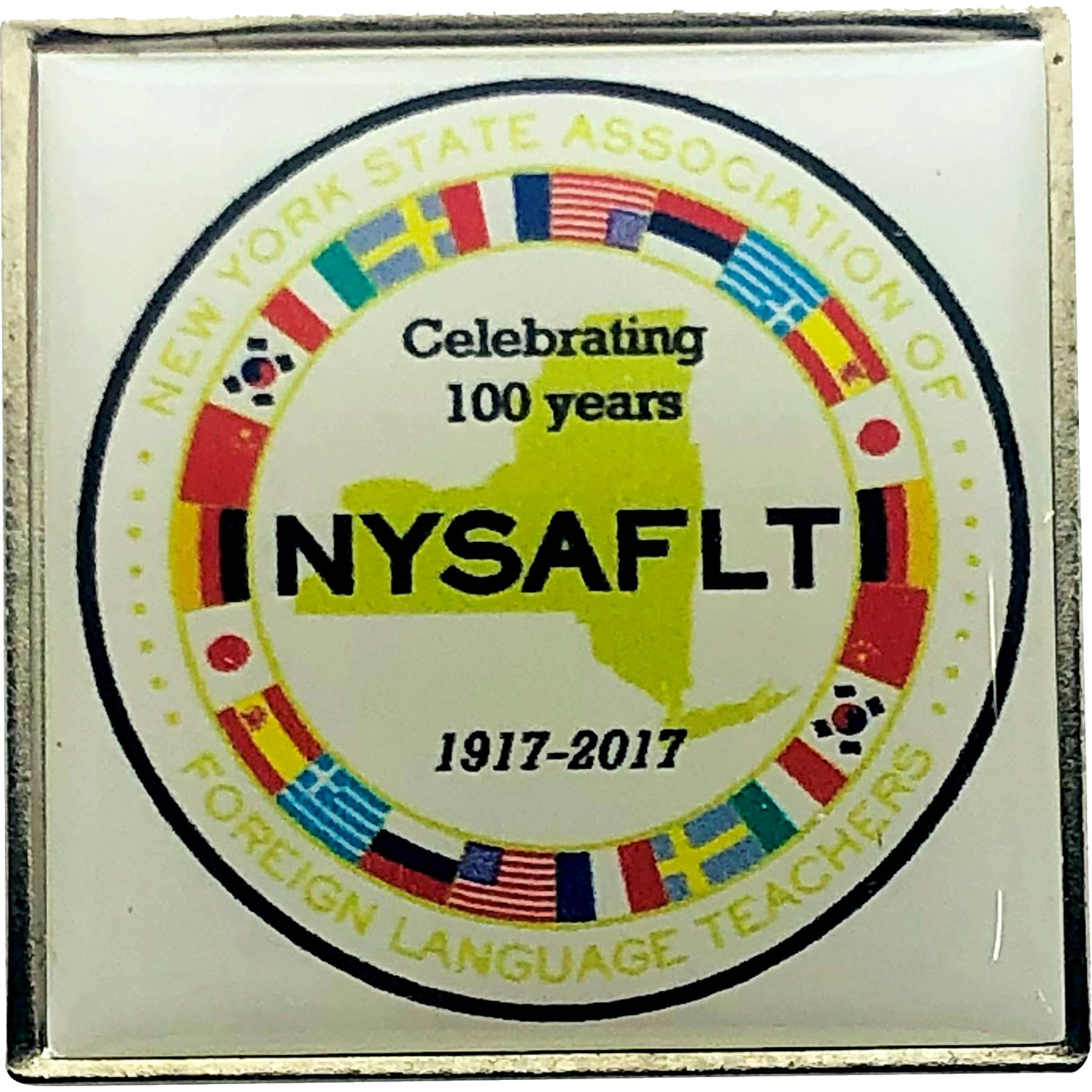 Digistock Lapel Pins: 1 1/4" W X 1 1/4" H Square