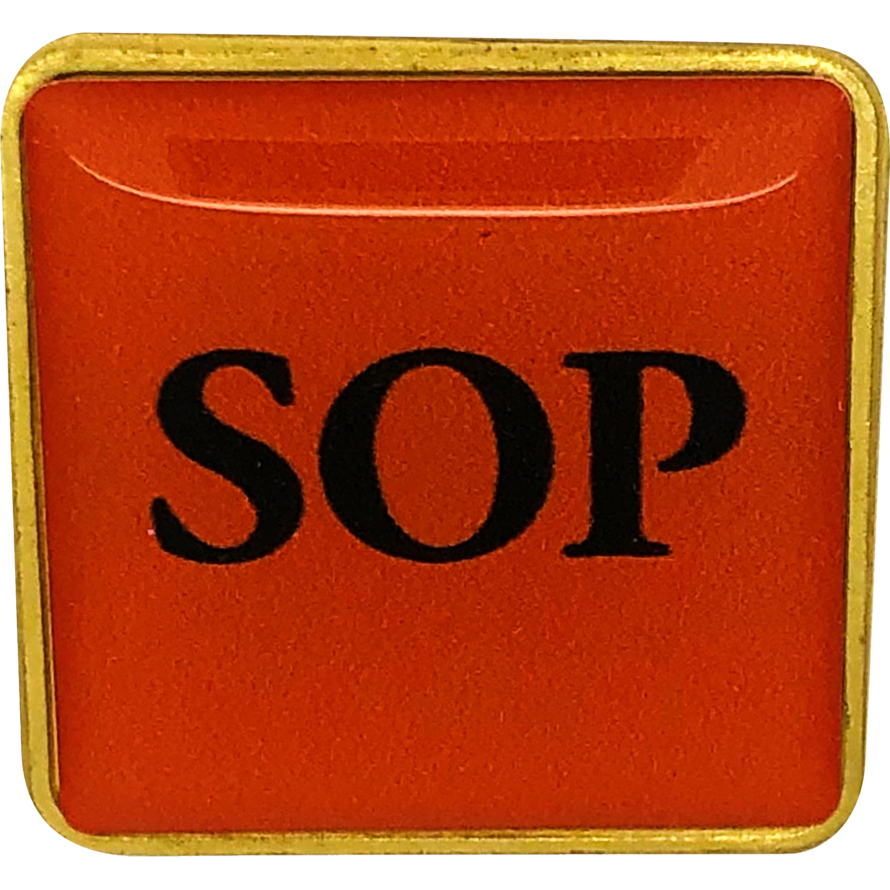 Digistock Lapel Pins: 1" W X 1" H Rounded Square