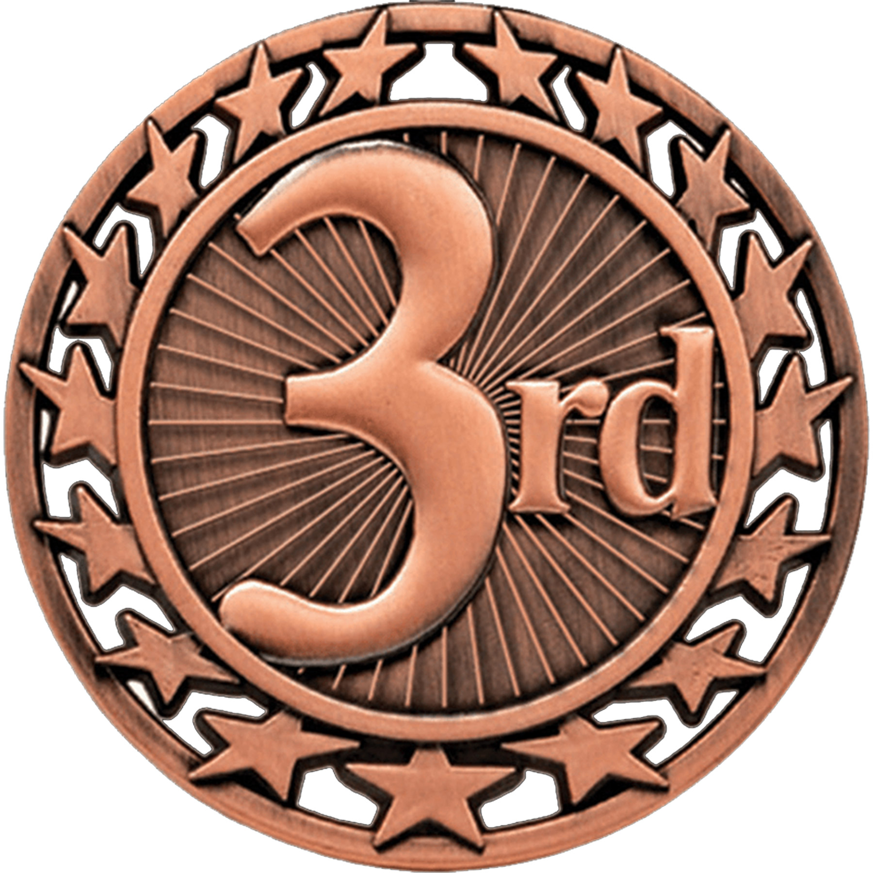 Stock Star Sports Medals: 3Rd Place