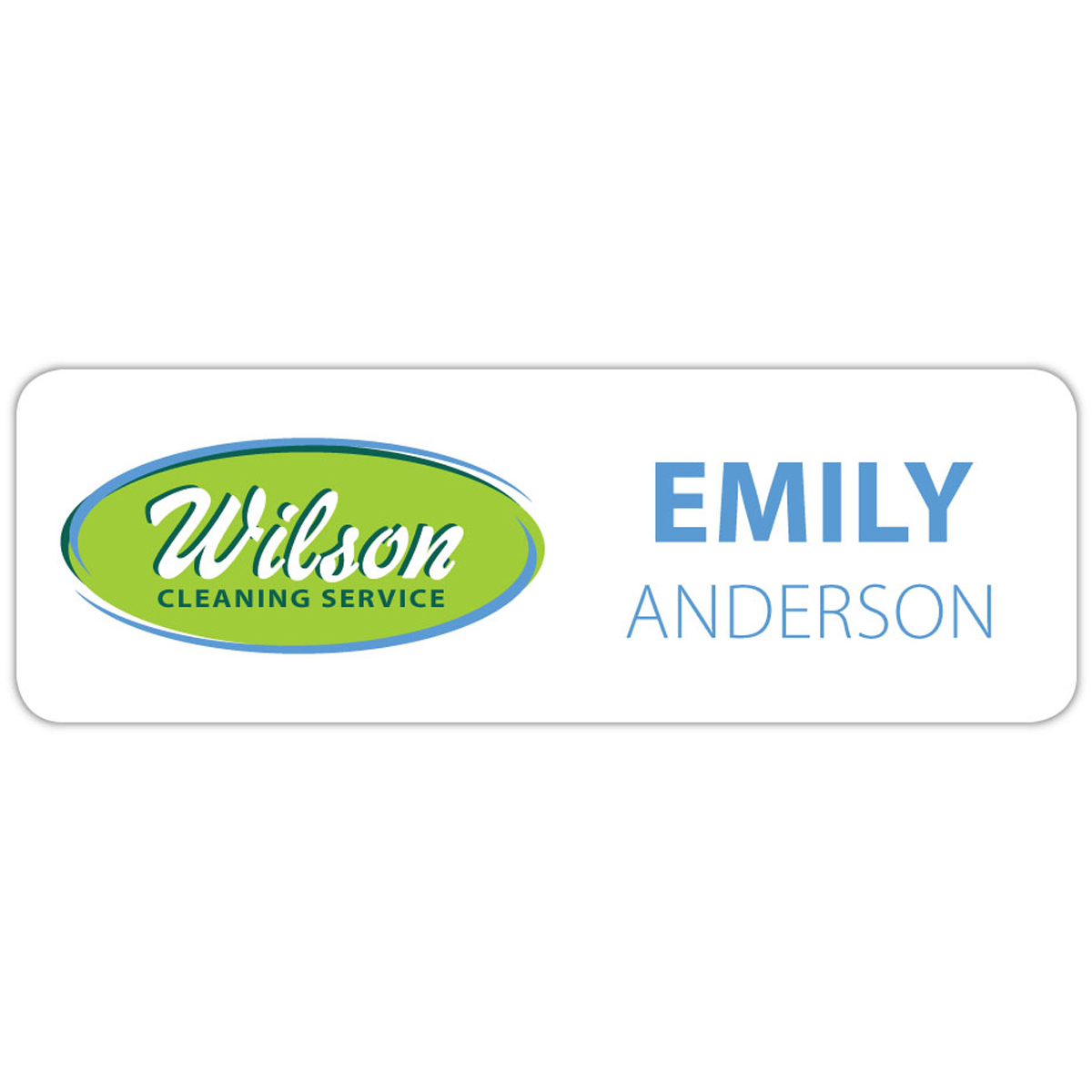 St. Paul Plastic Name Badge (Standard Size 1" x 3")