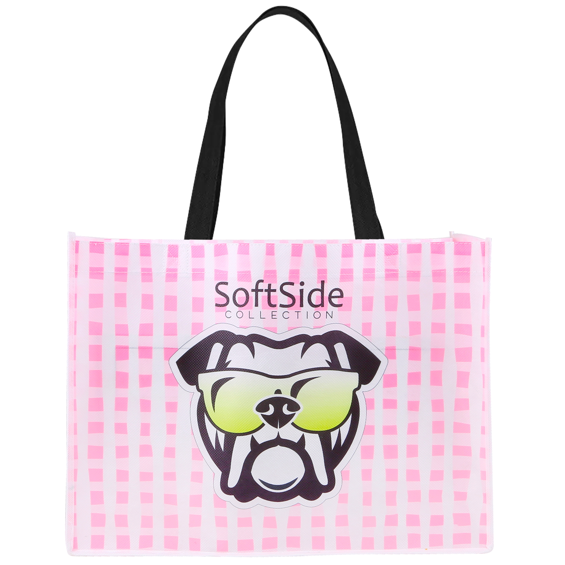 Laminated Non Woven Polypropylene Tote: 16" W X 12" H X 6" D