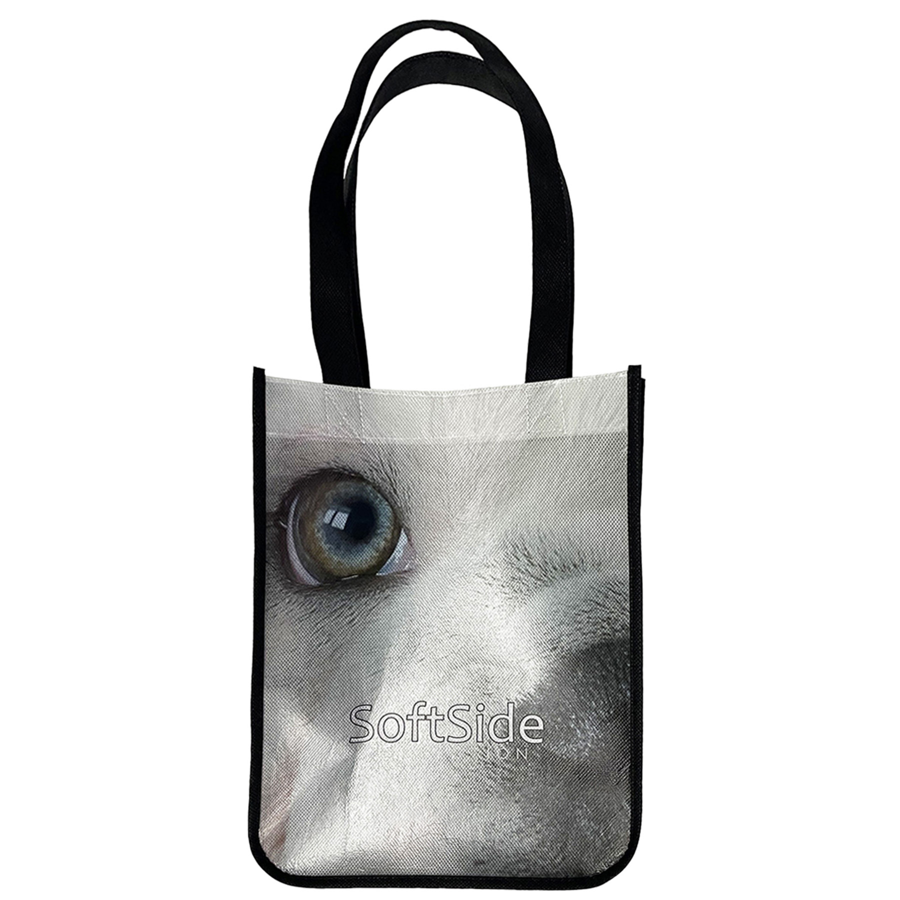 Laminated Non Woven Polypropylene Tote: 9" W X 11.5" H X 4" D