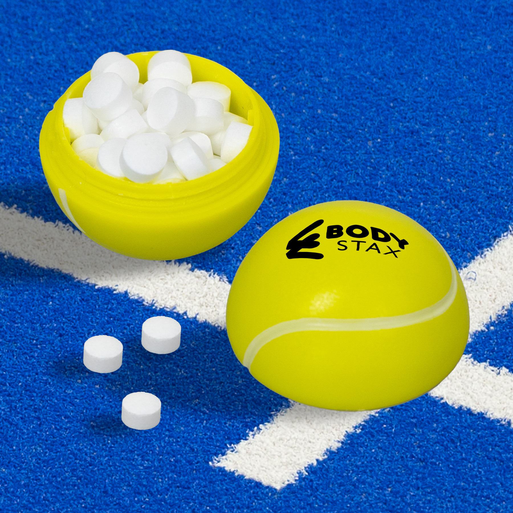 Tennis Ball Mint Container