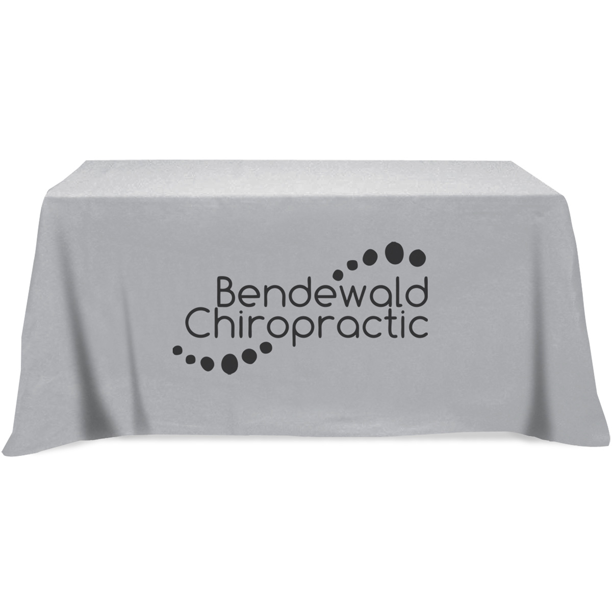 Flat 4-Sided Table Cover - Fits 6 Foot Standard Table: Poly-Cotton