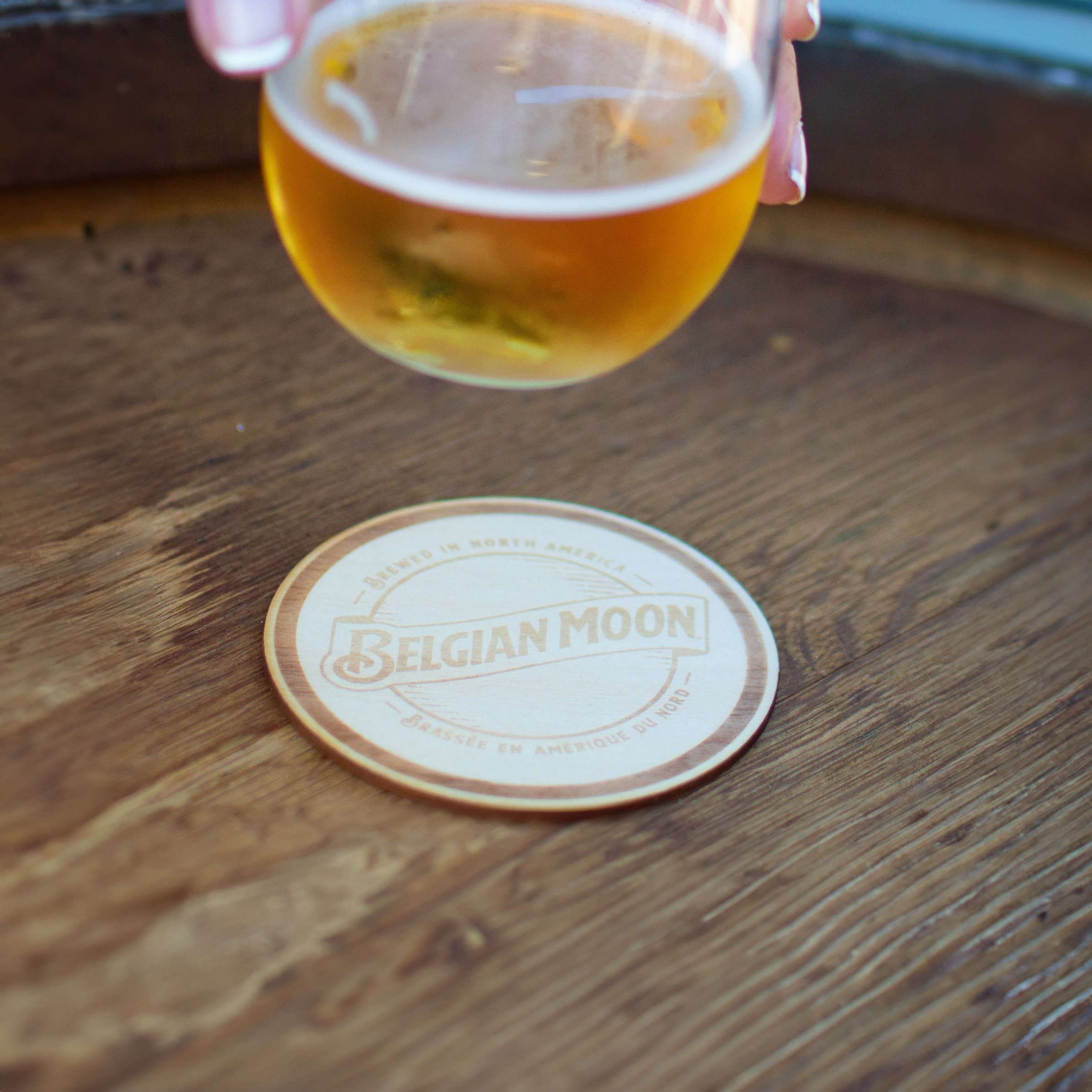 Wood Coasters: Round
